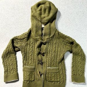 Cabelas Cardigan Sweater Hoodie Green Women’s Size Large